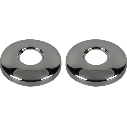 Roset t/brusearmatur 3/4"x70 mm 2 stk krom