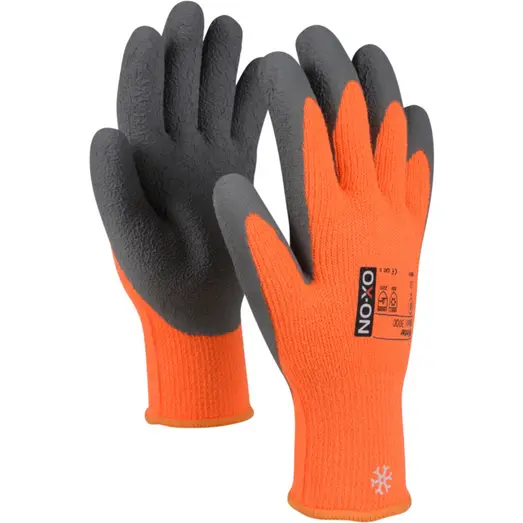 OX-ON Winter Basic 3000 vinterhandske orange/sort
