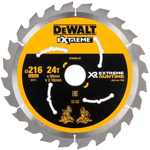DeWALT DT99568-QZ XR FLEXVOLT savklinge Ø216xø30mm