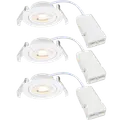 Nordlux Monolo 3-kit indbygningsspot hvid