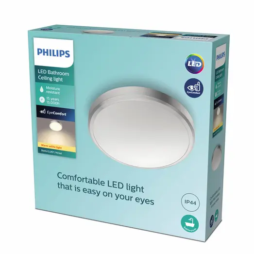 Philips Doris plafond 17W hvid