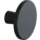 Scanbad Button knopgreb Ø42mm i sort plastik