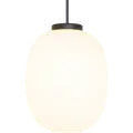 Dyberg Larsen DL39 cafépendel mat hvid opalglas Ø25 cm