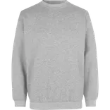 ID klassisk herre sweatshirt grå melange