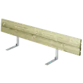 Plus ryglæn til plankebænk 166 cm