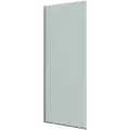 Scanbad brusevæg D 99x197,8cm børstet satin/isglas