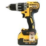 DeWALT DCD796M2 18V XR slagbore/skruemaskine 2 x 4.0 Ah batterier og lader