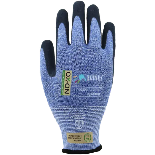 OX-ON 16000 Recycle Junior arbejdshandsker blå