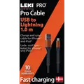Leki bycph PRO kable USB til Lightning 1 m