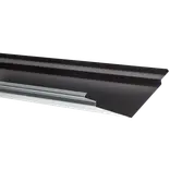 Bygtjek skotrende dobbelt 1000 mm sort