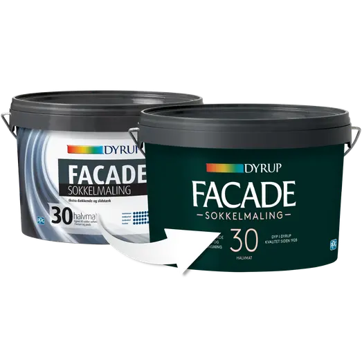 Dyrup sokkelmaling hvid 2,25 L