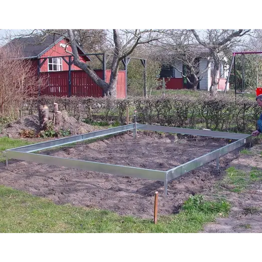 Halls Popular 86 fundament 5,0 m² (6x8ft)