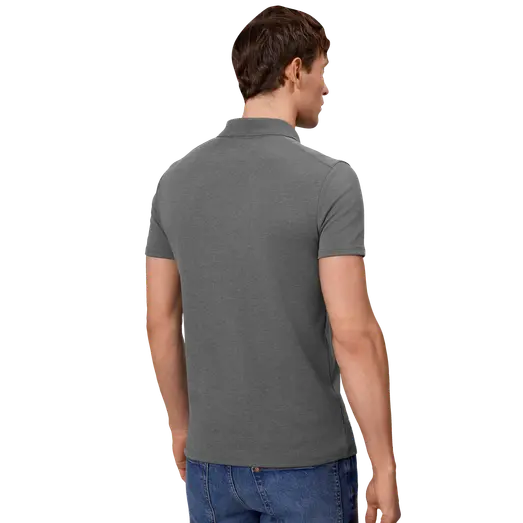 ID Seven Seas herre poloshirt mørk grå melange