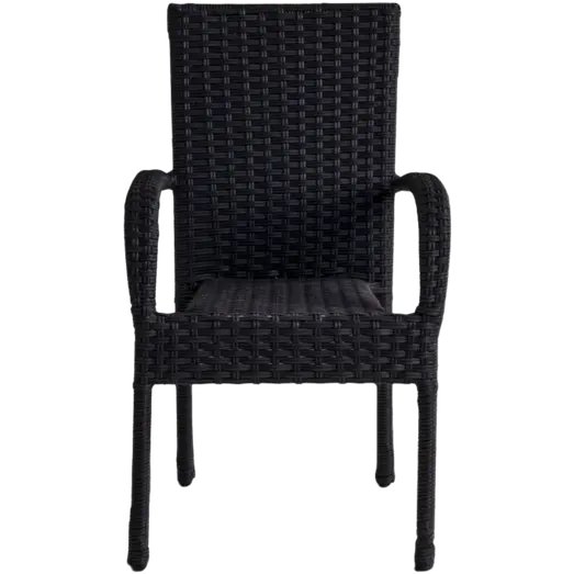 Ludvig børnestol flet 37,5x63x41,5 cm sort