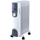 GRIPO olieradiator 2000W med 9 ribber og timer