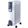 GRIPO olieradiator 2000W med 9 ribber og timer