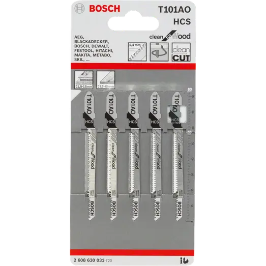 Bosch Stiksavsklinge T 101 AO 83 mm