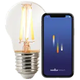 Nordlux smart pære LED E27 filament G45 4,7W klar