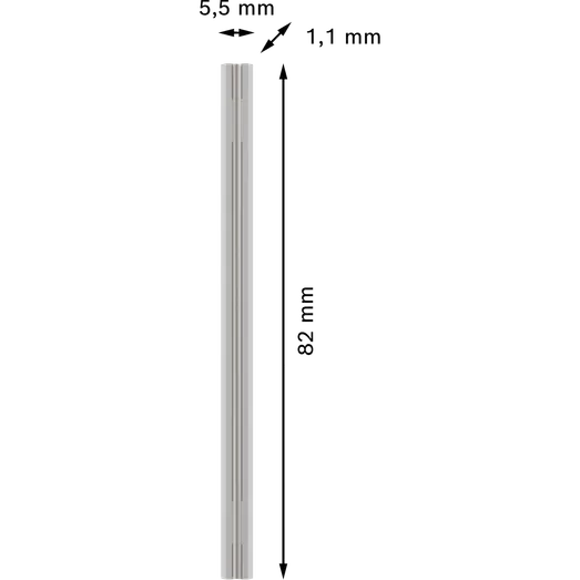 Bosch PRO høvlekniv, 82x5,5x1,1 mm