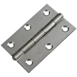 Kanthængsel 76 mm rustfrit stål