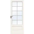 Swedoor sprossedør SP10 glas hvid 40x2040 mm