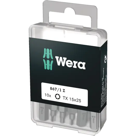 Wera DIY bitsæt 867/1Z TX15x25 10 stk