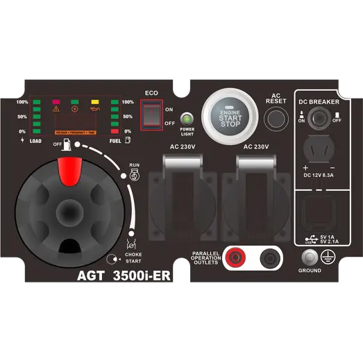 AGT Inverter Generator – 3500I - 3,5 kW 230V