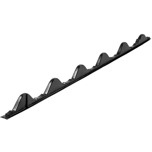 Forzes plastudhængsklods m/ventilation sort