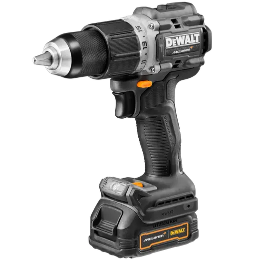 DeWALT DCD85ME2GT-QW 18V XR slagboremaskine Mclaren edition 2x1.7 Ah PS-batterier og lader