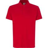 ID Stretch herre poloshirt rød