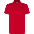 ID Stretch herre poloshirt rød