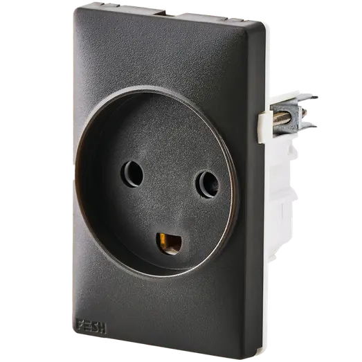 FESH SWITCH Curveline stikudtag 1,5 m/jord koksgrå