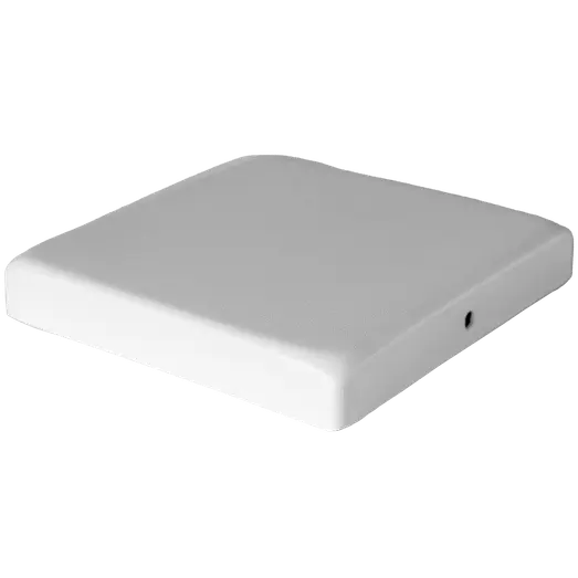 Plus Classic Stolpehat  91x91 mm hvid