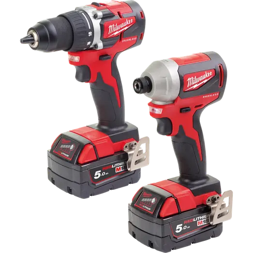 Milwaukee M18CBLDD og M18CLID bore/skruemaskine og slagboremaskine