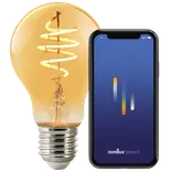 Nordlux smart pære LED E27 A60 4,7W ravfarvet