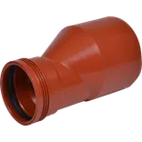 Wavin Wafix kloakrør PP rød reduktion 160/110 mm