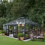 Juliana Grand Oase 25,6 m2 antracit 3 mm hærdet glas
