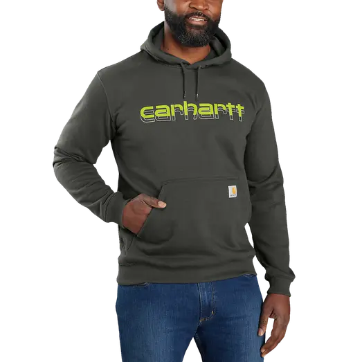 Carhartt rain defender graphic sweatshirt mørk grøn
