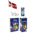 DanoMast flagstang 8 m inkl. spændebeslag og Dannebrog