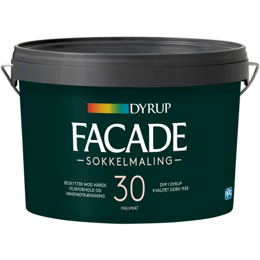 Dyrup facade sokkelmaling sort