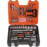 Bahco S910 topnøglesæt 1/4" og 1/2" - 92 dele