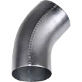 Plastmo bøjning 75 mm, 60° zink