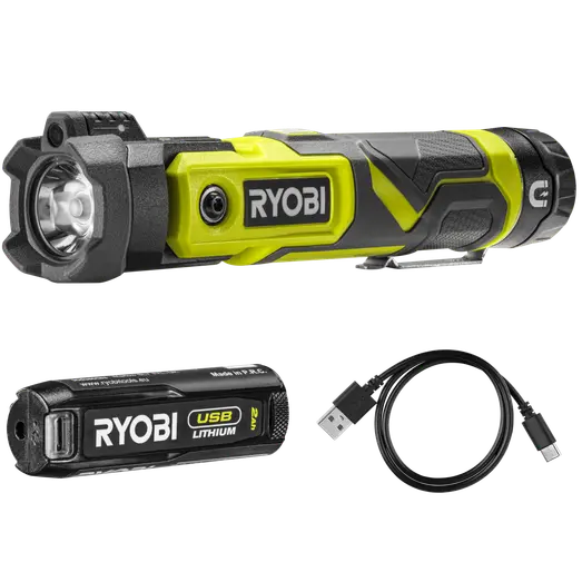 Ryobi RLP4-120G lommelygte 4V USB lithium