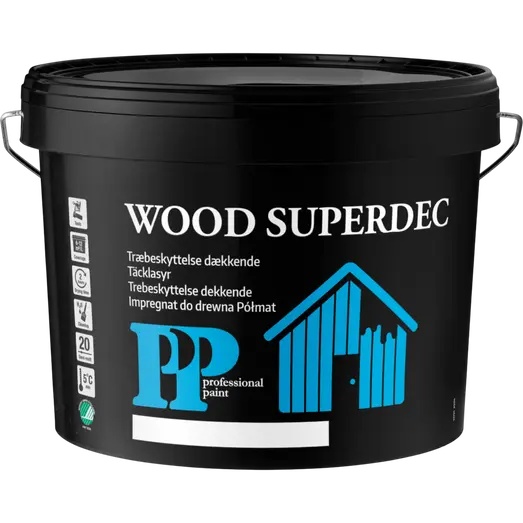 PP træbeskyttelse Wood Superdec Sort