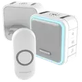 Honeywell hjem og have 2 dørklokker hvid