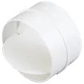 Duka lukkespjæld hvid Ø125 mm