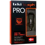 Bycph PRO Adapter - 12V Billader til USB/USB-C