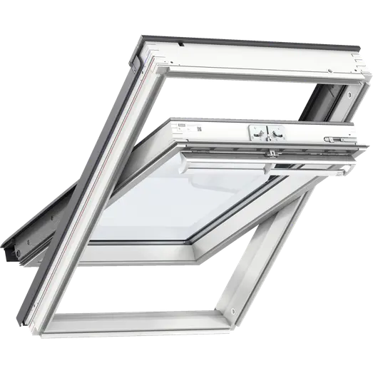 Velux GGL 2068 manuelt vippevindue, hvidmalet fyrretræ