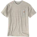 Charhartt relaxed S/S pocket stripe t-shirt lys
