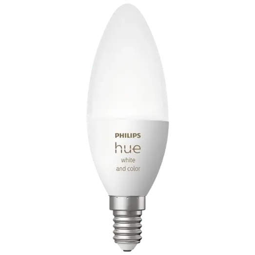 Philips Hue White and color ambiance pære E14 LED